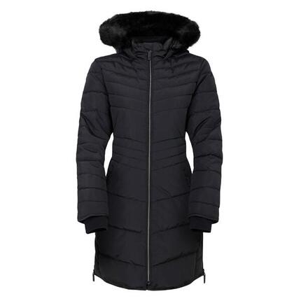 Striking IIII" Steppjacke MidiLänge für Damen Schwarz