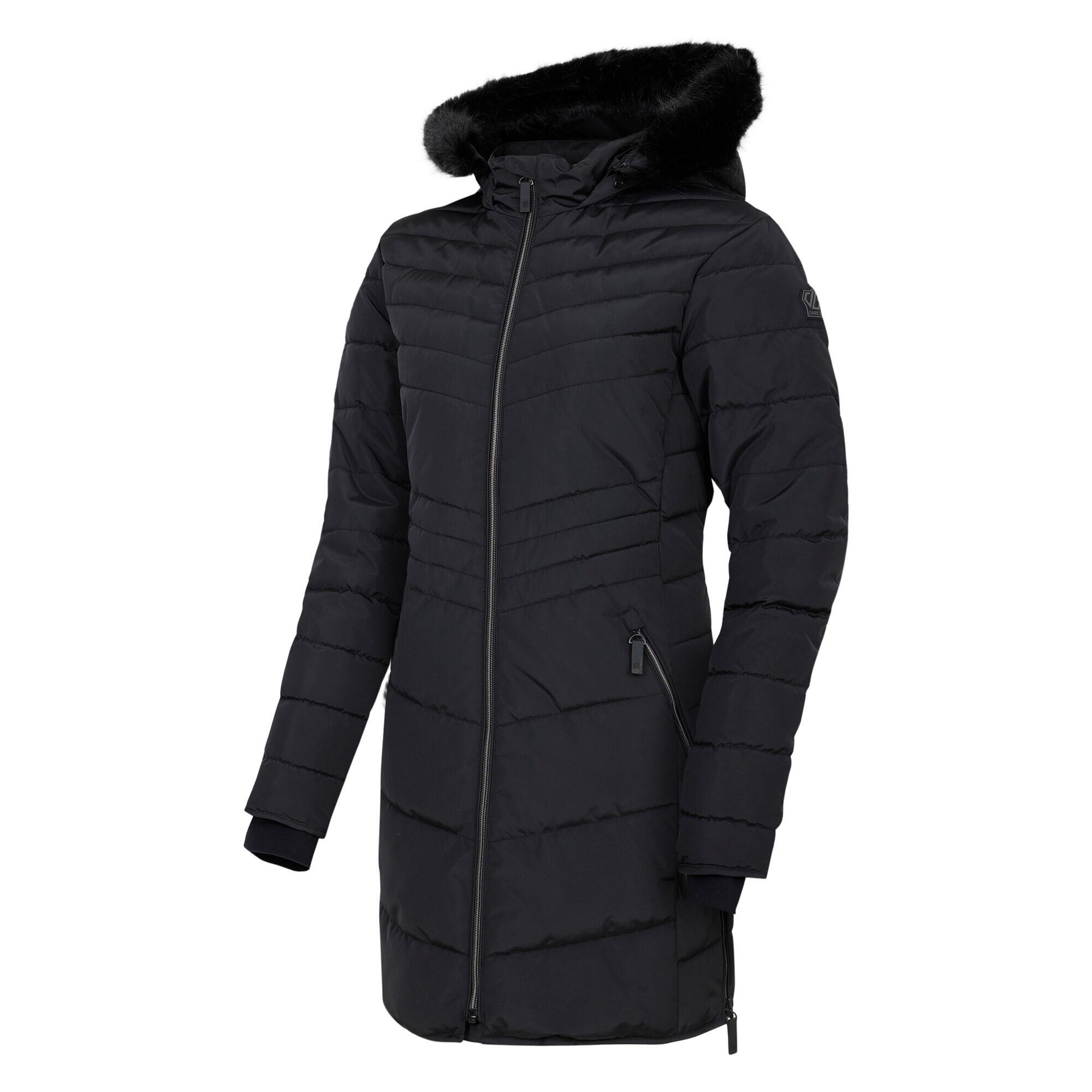 "Striking IIII" Steppjacke MidiLänge für Damen Schwarz 3/5