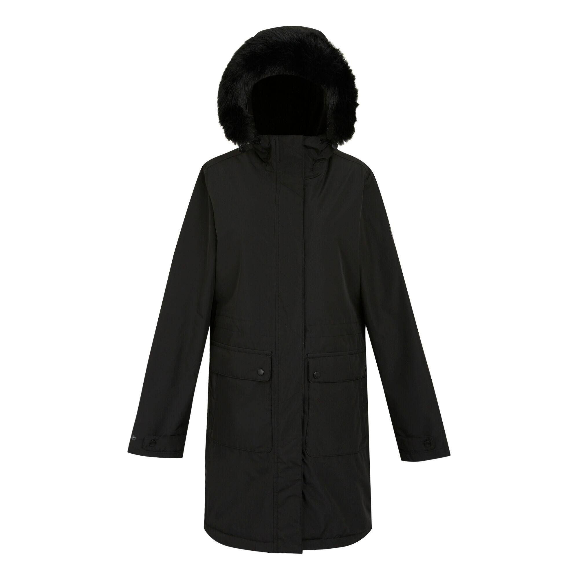 Regatta - Parka Motif/style Bord Duveteux Femme (noir) - Veste - Noir - 56 3xl - Decathlon