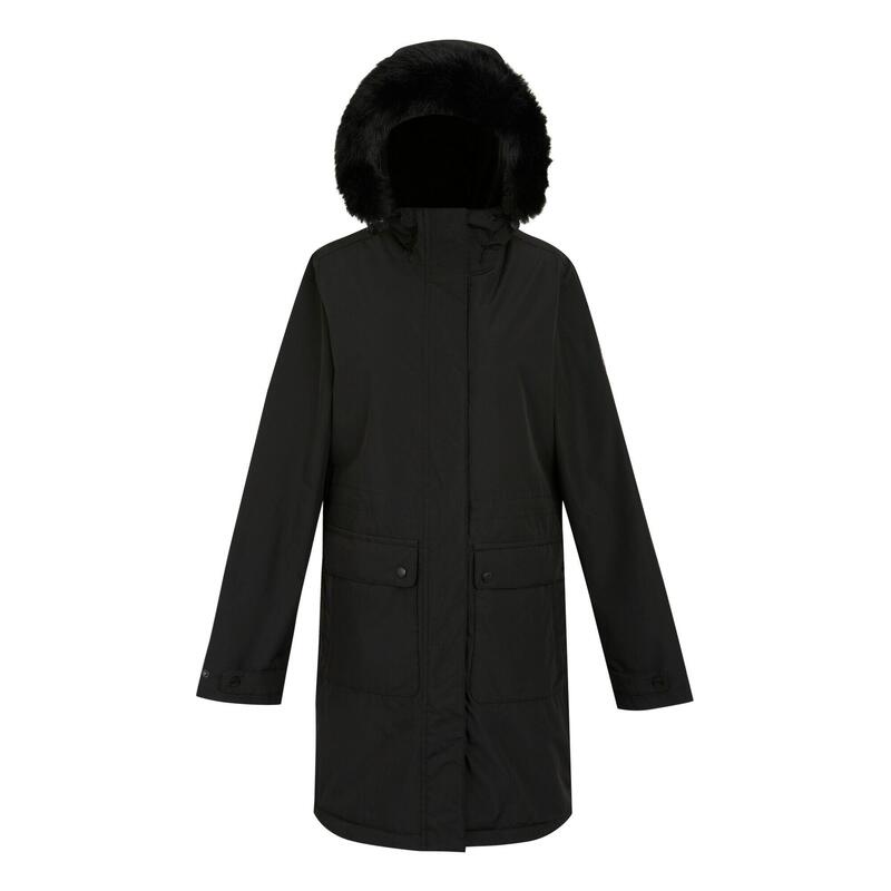 Geacă Parka Drumeții În Natură Regatta Cu Blană Artificială Femei