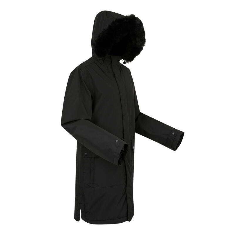 Parka für Damen Schwarz