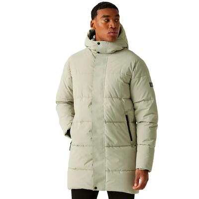 Heren hayleyn gewatteerd jack (donkere khaki)