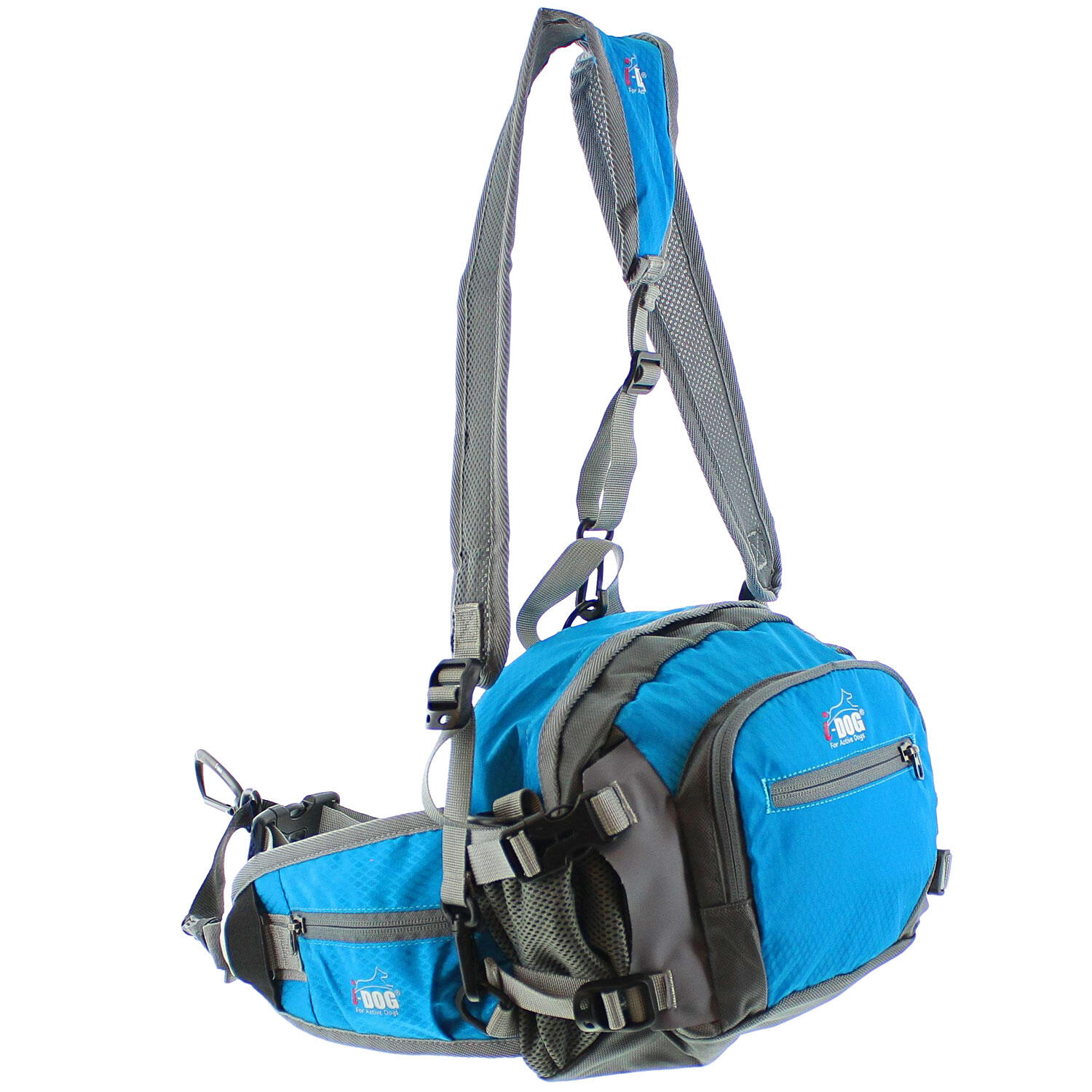 I-dog - Ceinture Multiusage Ventoux Bleu, Randonnée, Trek Gamme Upka - Sac À Dos - Bleu|gris - Taille Unique - Decathlon