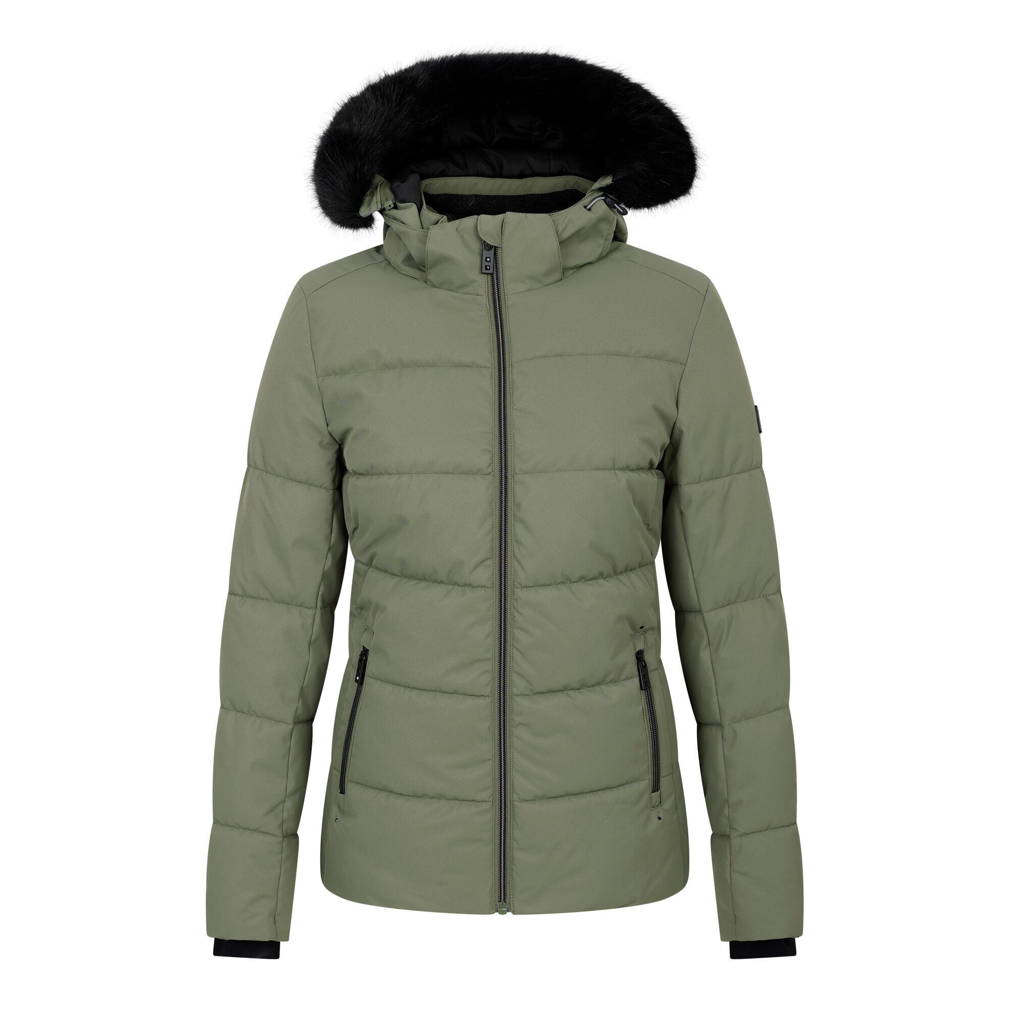 DARE 2B Womens/Ladies Glamorize V Ski Jacket (Olivine Green)