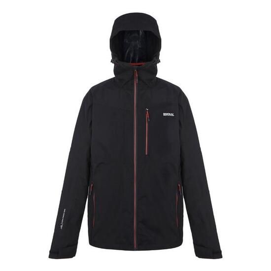 Giacca 3 In 1 Uomo Regatta Wentwood IX Nero Ocra Rossa