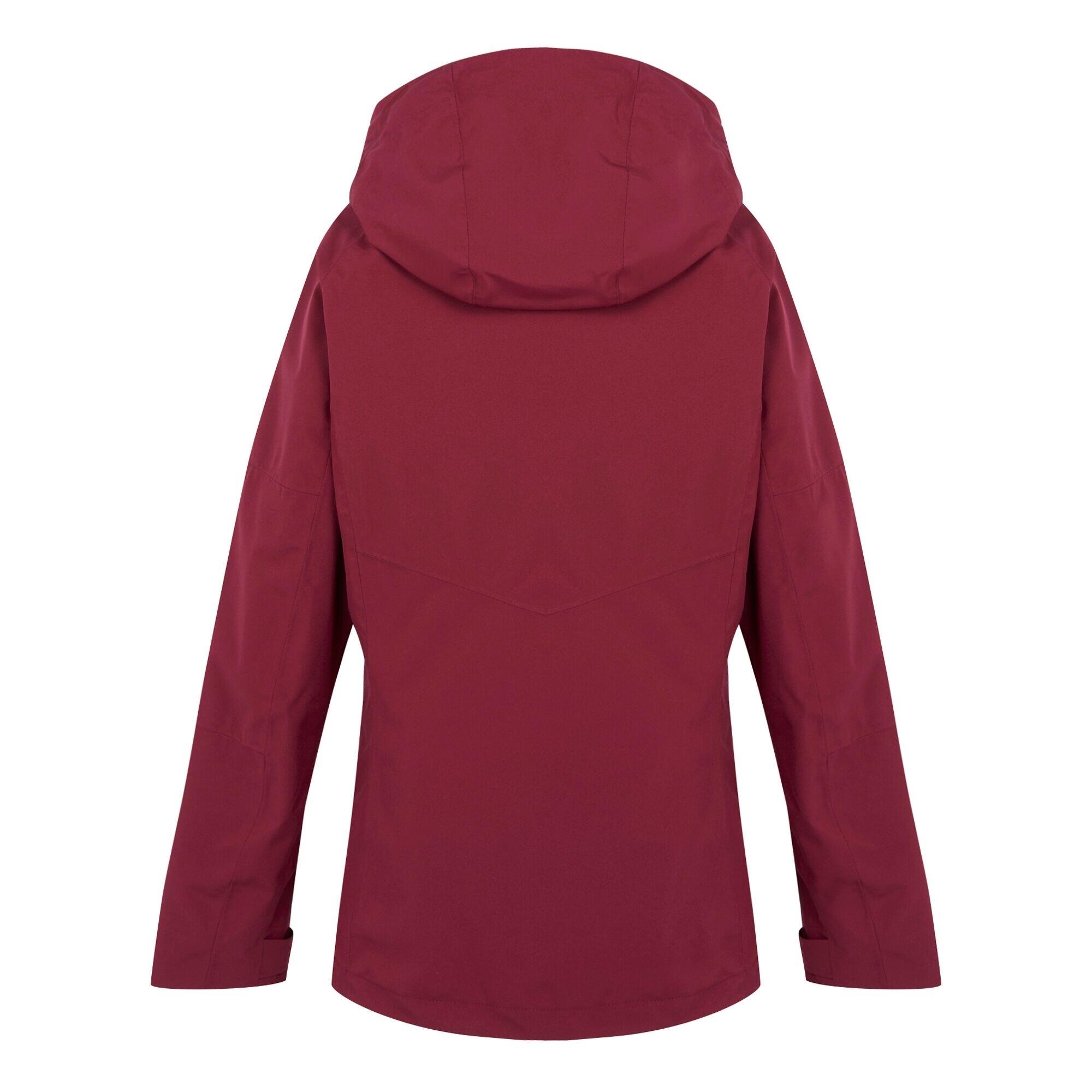 Womens/Ladies Wentwood IX Plain 3 in 1 Jacket (Rumba Red/Peach Parfait) 2/5