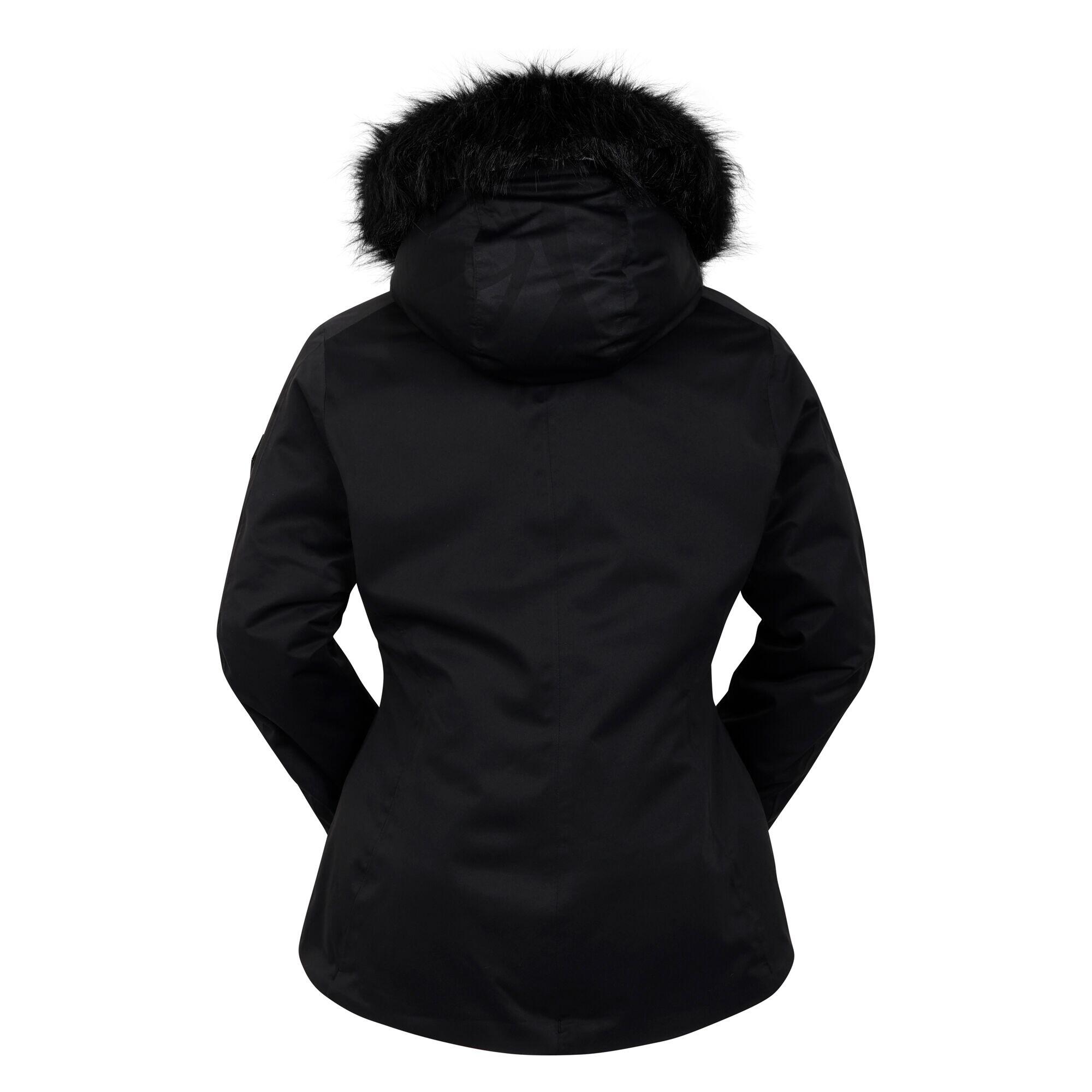 Womens/Ladies Frenzied Ski Jacket (Black) 2/5