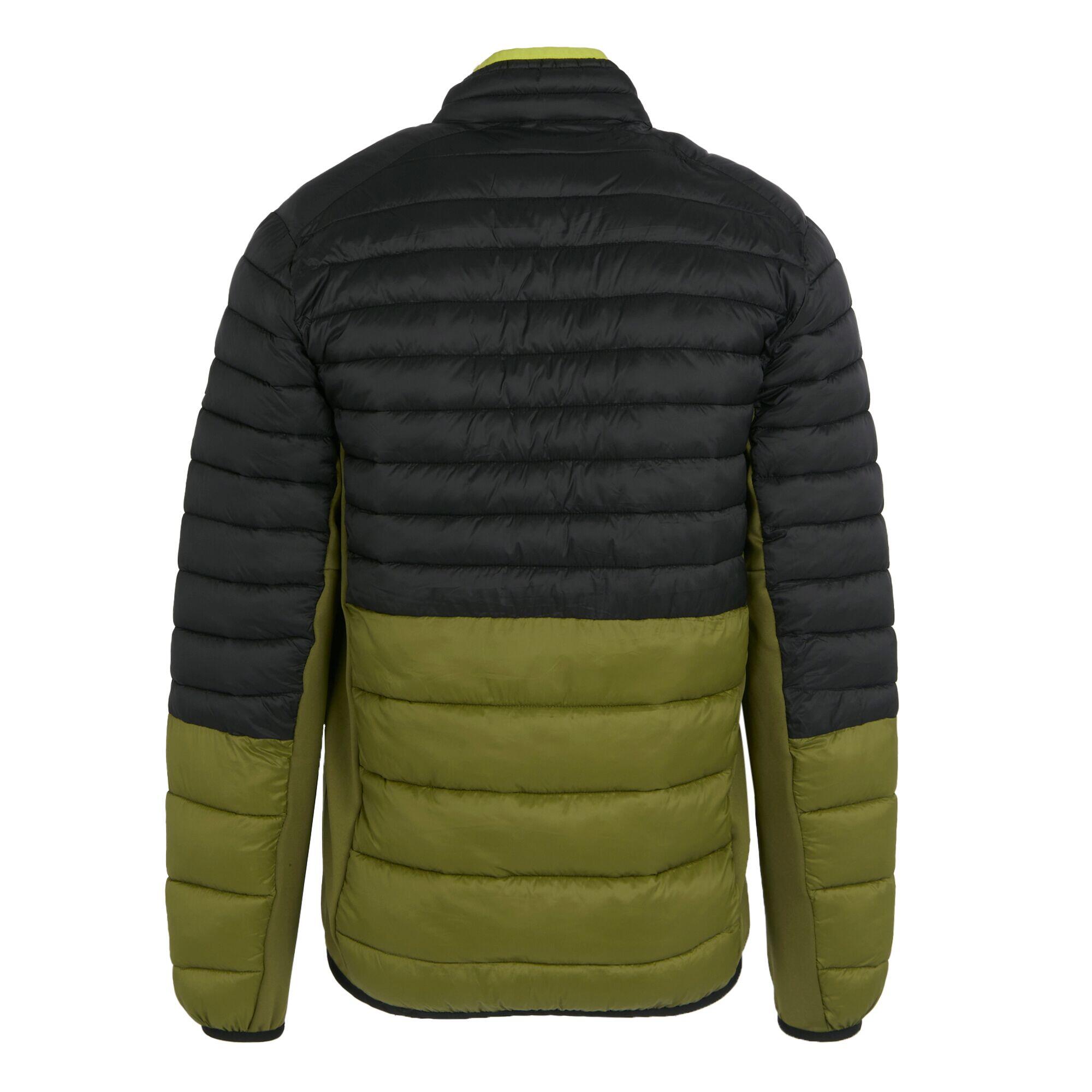 Veste Hybride Motif/style Blocs De Couleurs LEEDRE Homme (Vert Néphrite / Noir) 2/5