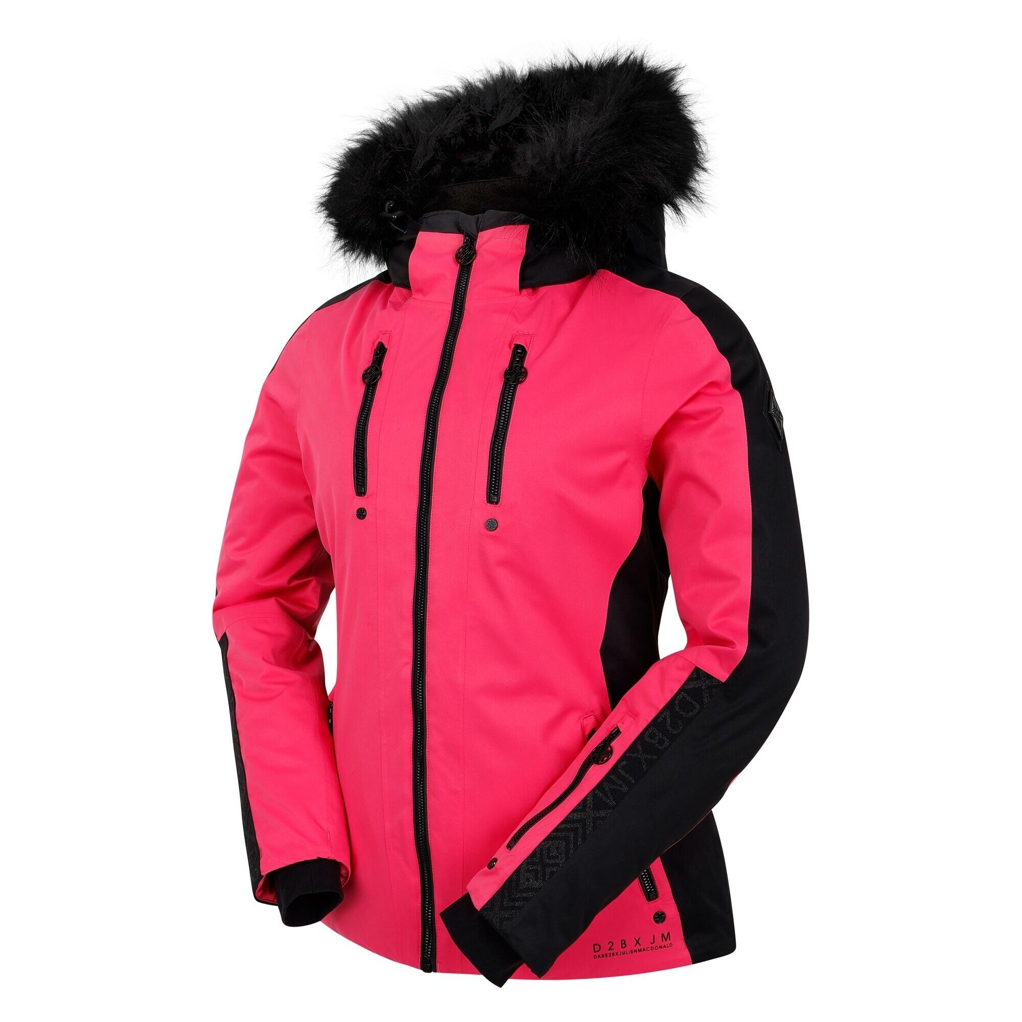 Womens/Ladies Frenzied Ski Jacket (Hot Pink) 3/5
