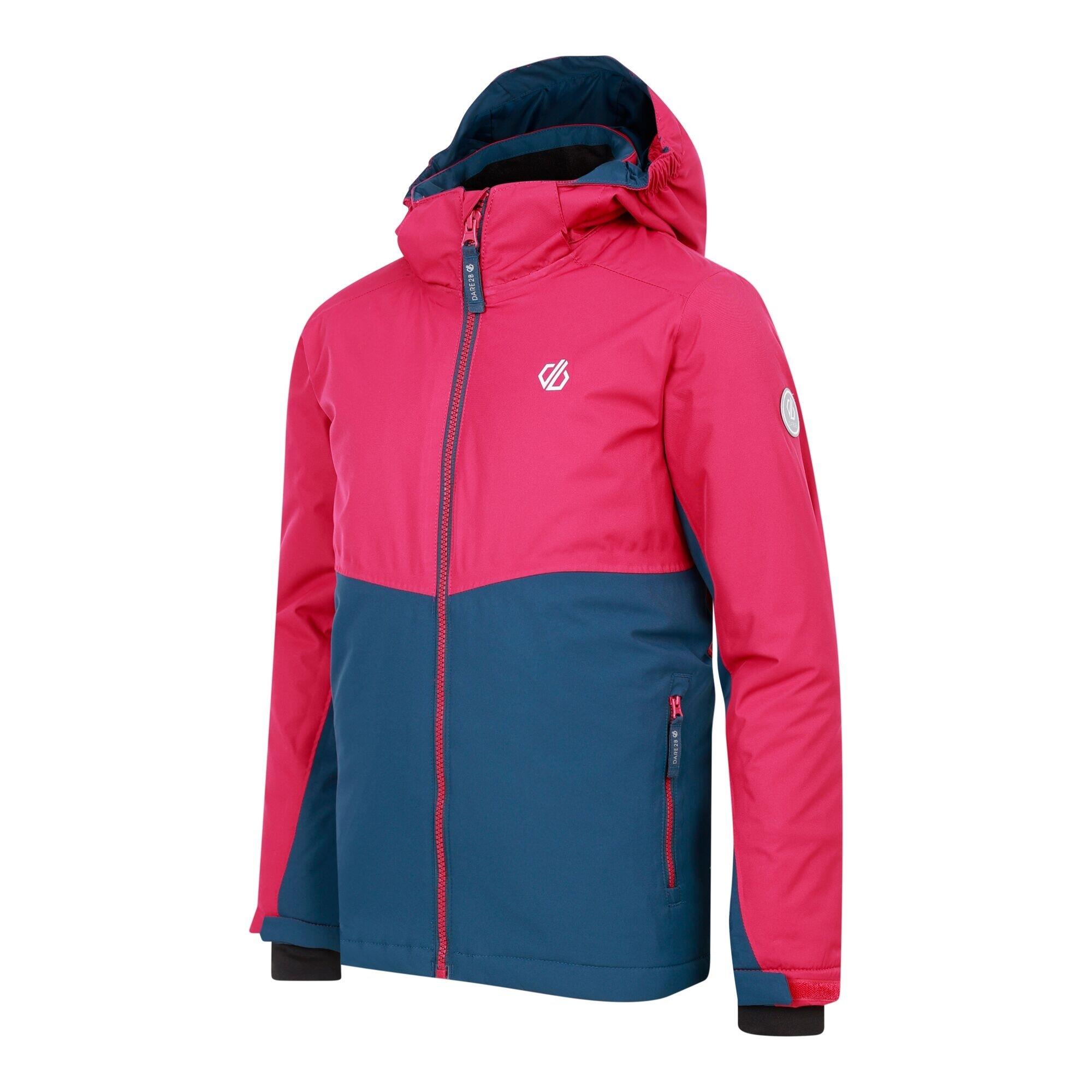 Childrens/Kids Impose IV Ski Jacket (Berry Pink/Moonlight Denim) 3/5