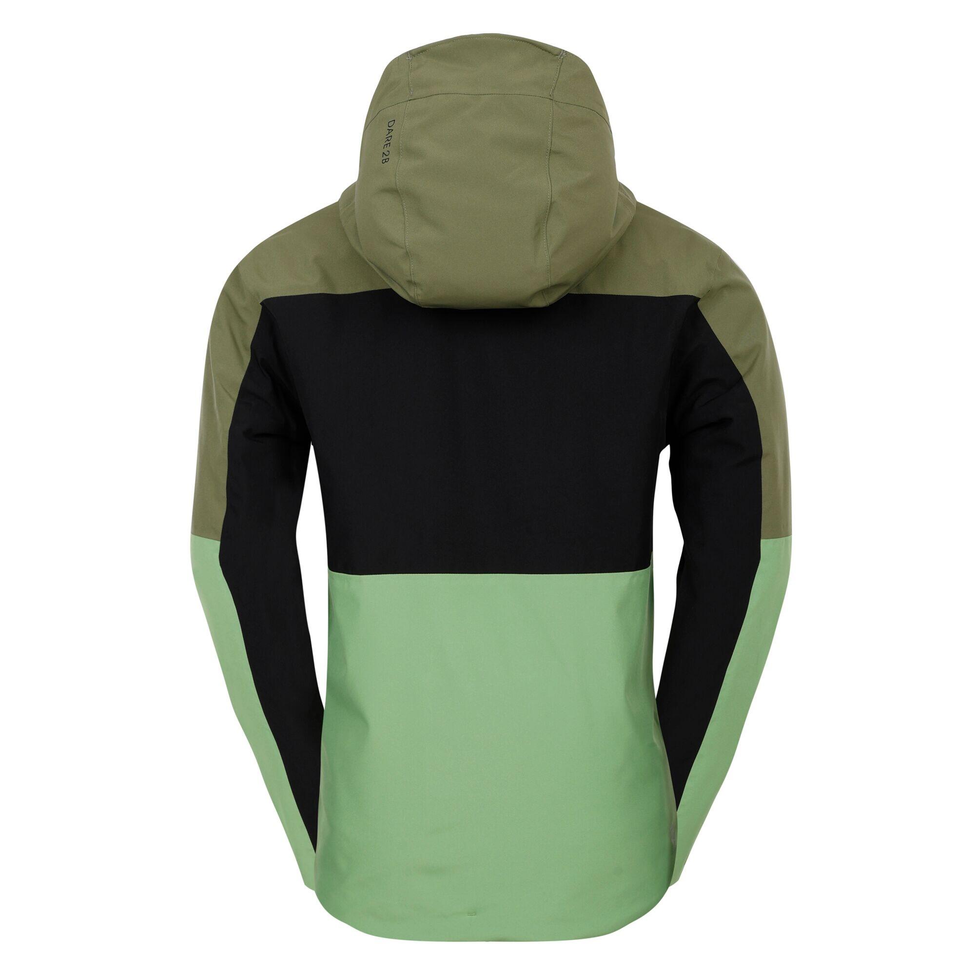 Mens Edge II Ski Jacket (Olivine Green/Black) 2/5