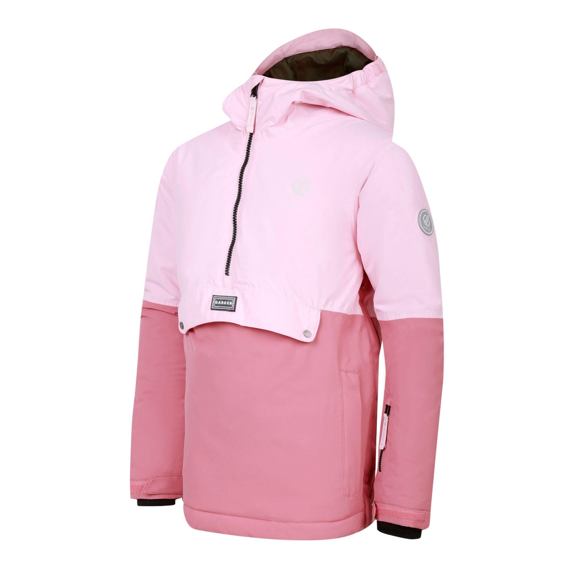 Childrens/Kids Freehand Overhead Ski Jacket (Crystal Rose/Dusty Rose) 3/5