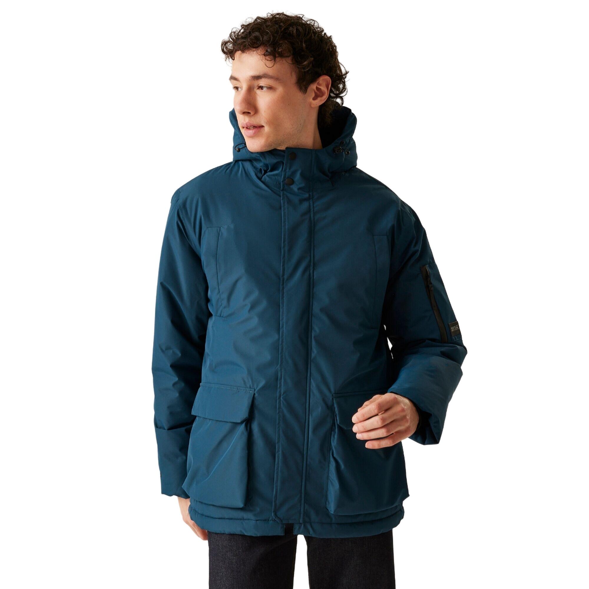 Veste Imperméable Unie VOLTER Homme (Bleu Sarcelle Foncé) 4/5