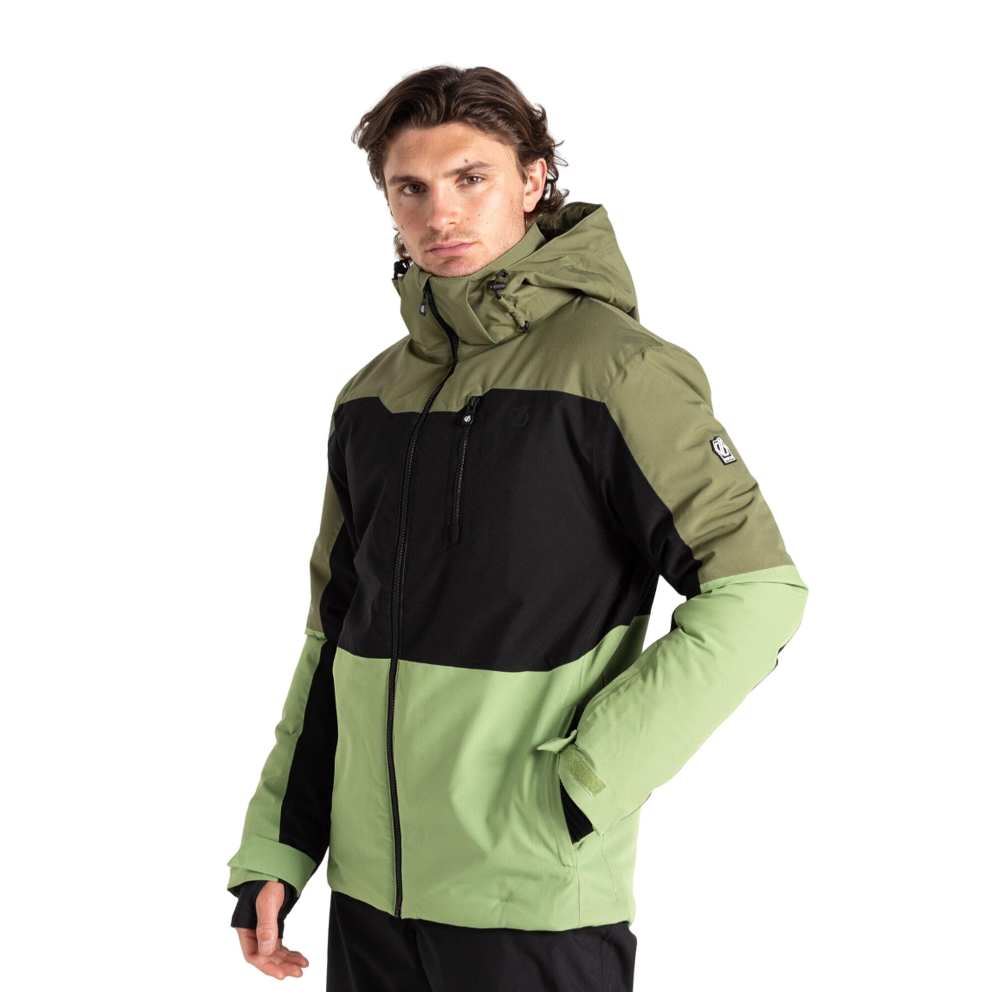 Mens Edge II Ski Jacket (Olivine Green/Black) 4/5