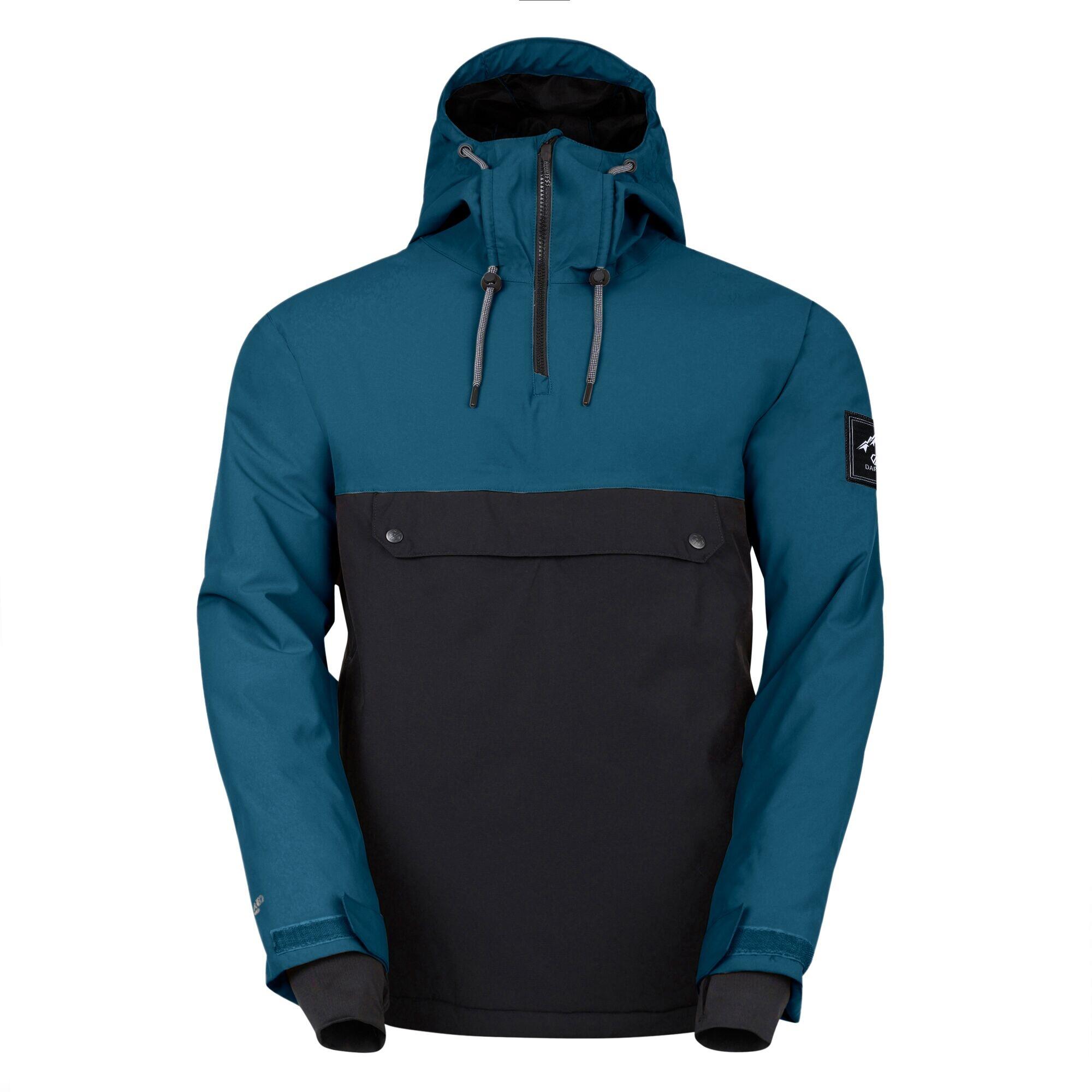 DARE 2B Mens Freeride Overhead Ski Jacket (Kingfisher Blue/Black)