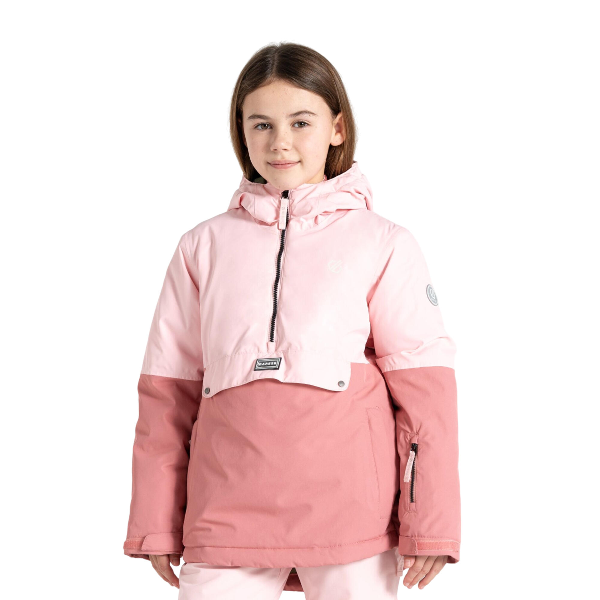 Childrens/Kids Freehand Overhead Ski Jacket (Crystal Rose/Dusty Rose) 4/5