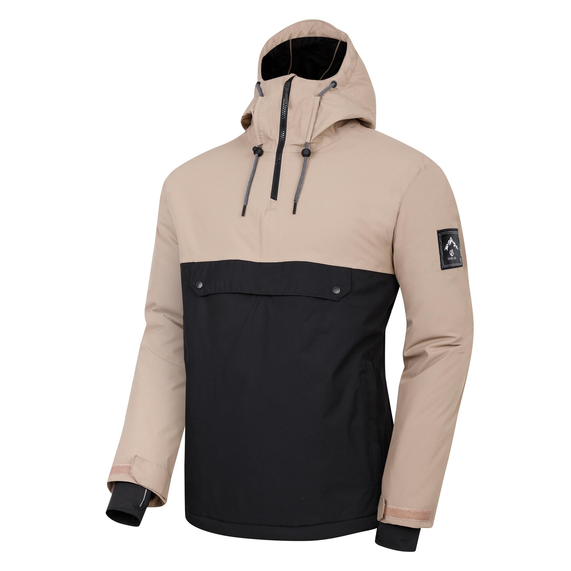"Freeride" Skijacke Über den Kopf für Herren Ton/Schwarz 3/5
