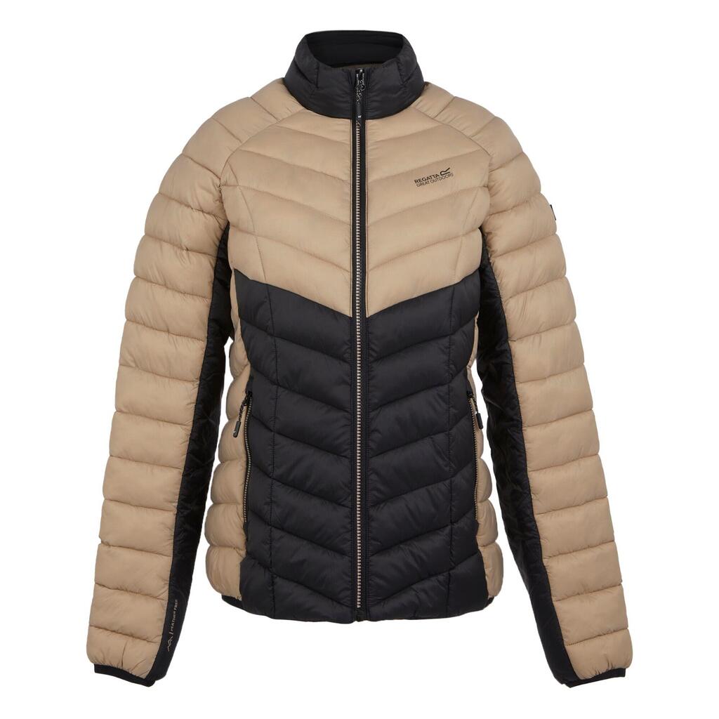 Womens/Ladies Dalent Quilted Jacket (Warm Taupe/Black)