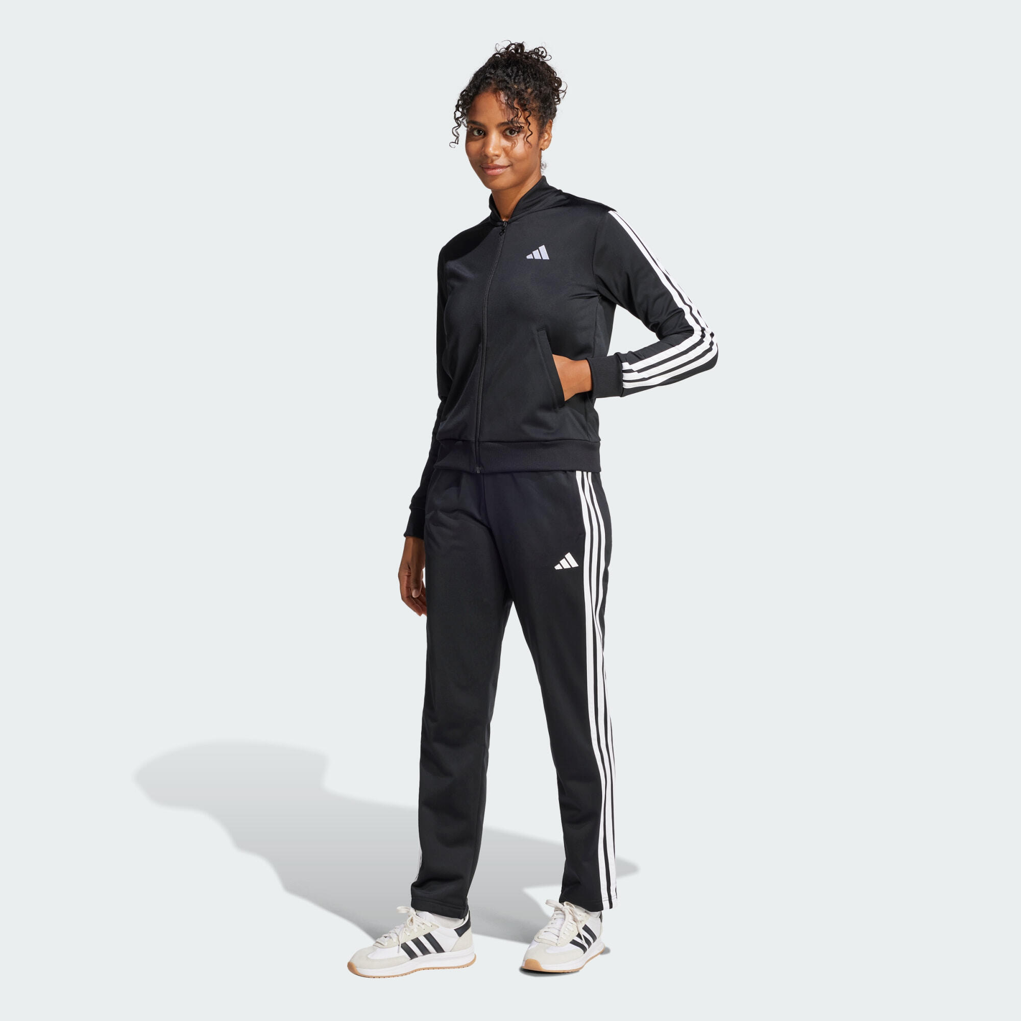 Adidas three stripes tracksuit sales