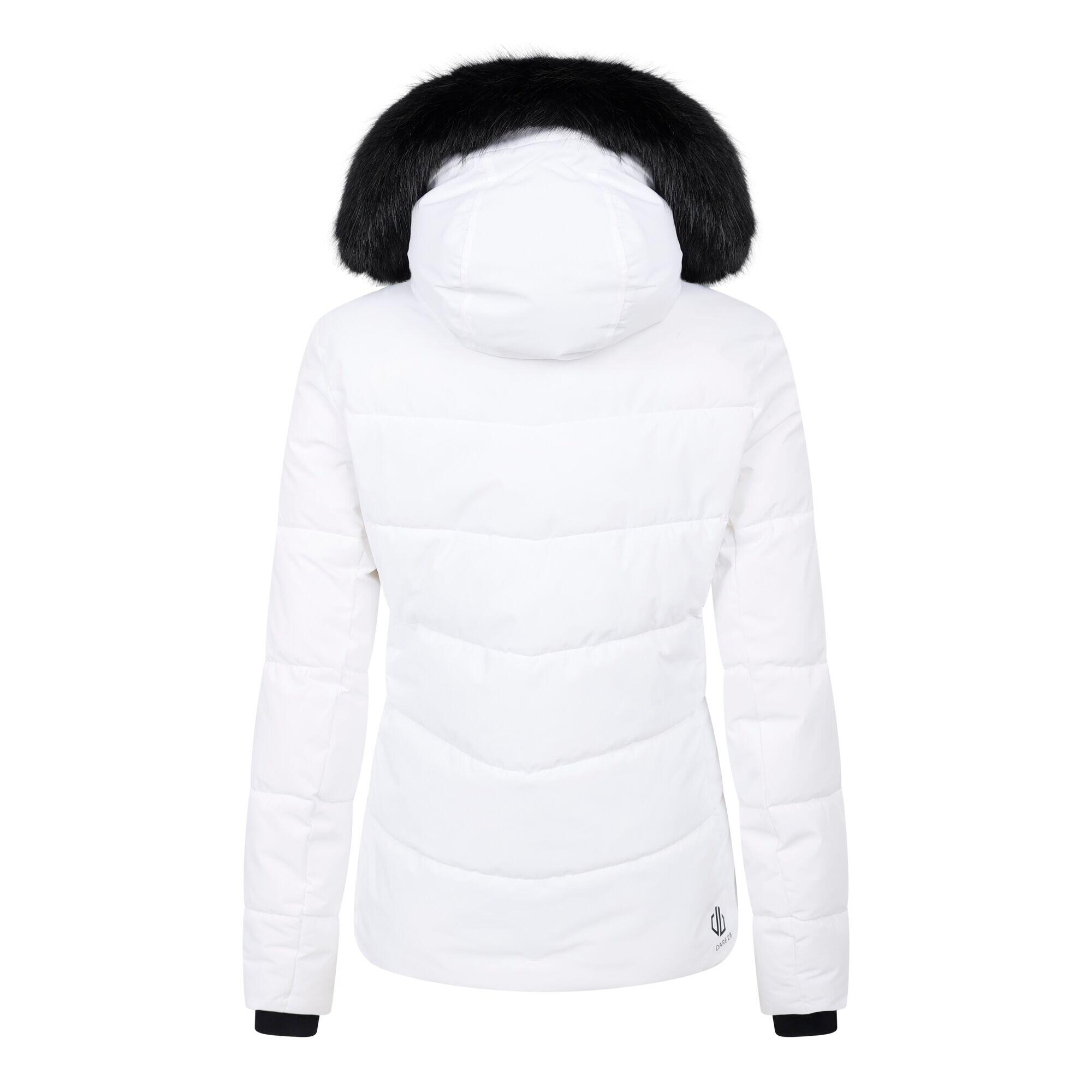 Womens/Ladies Glamorize V Ski Jacket (White) 2/5