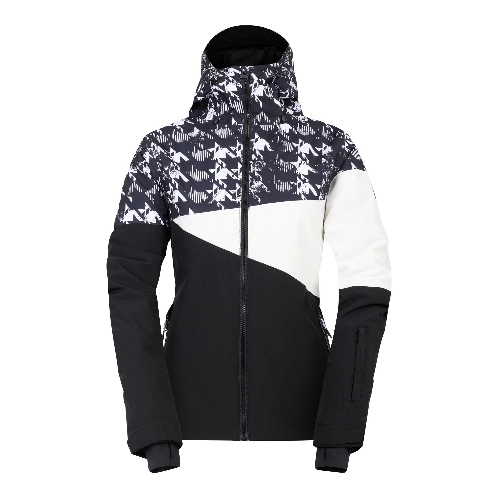 DARE 2B Womens/Ladies Ice III Dogtooth Ski Jacket (Black)