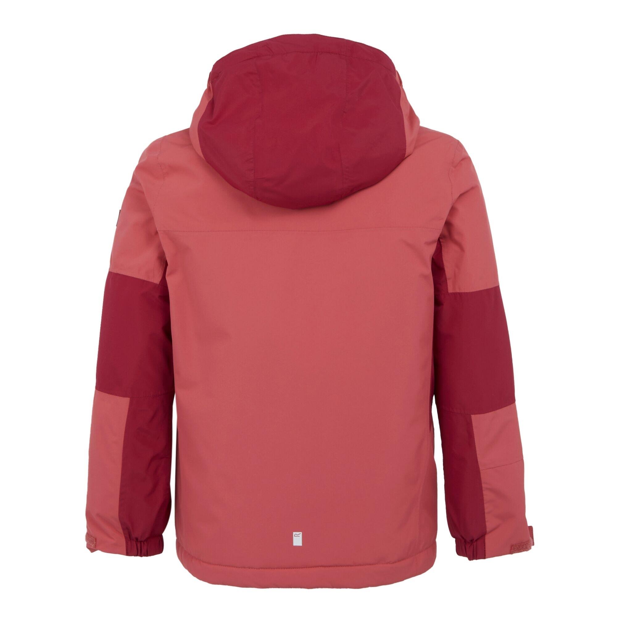 Veste Imperméable BEAMZ Enfant (Rouge Clair / Rouge Foncé) 2/5