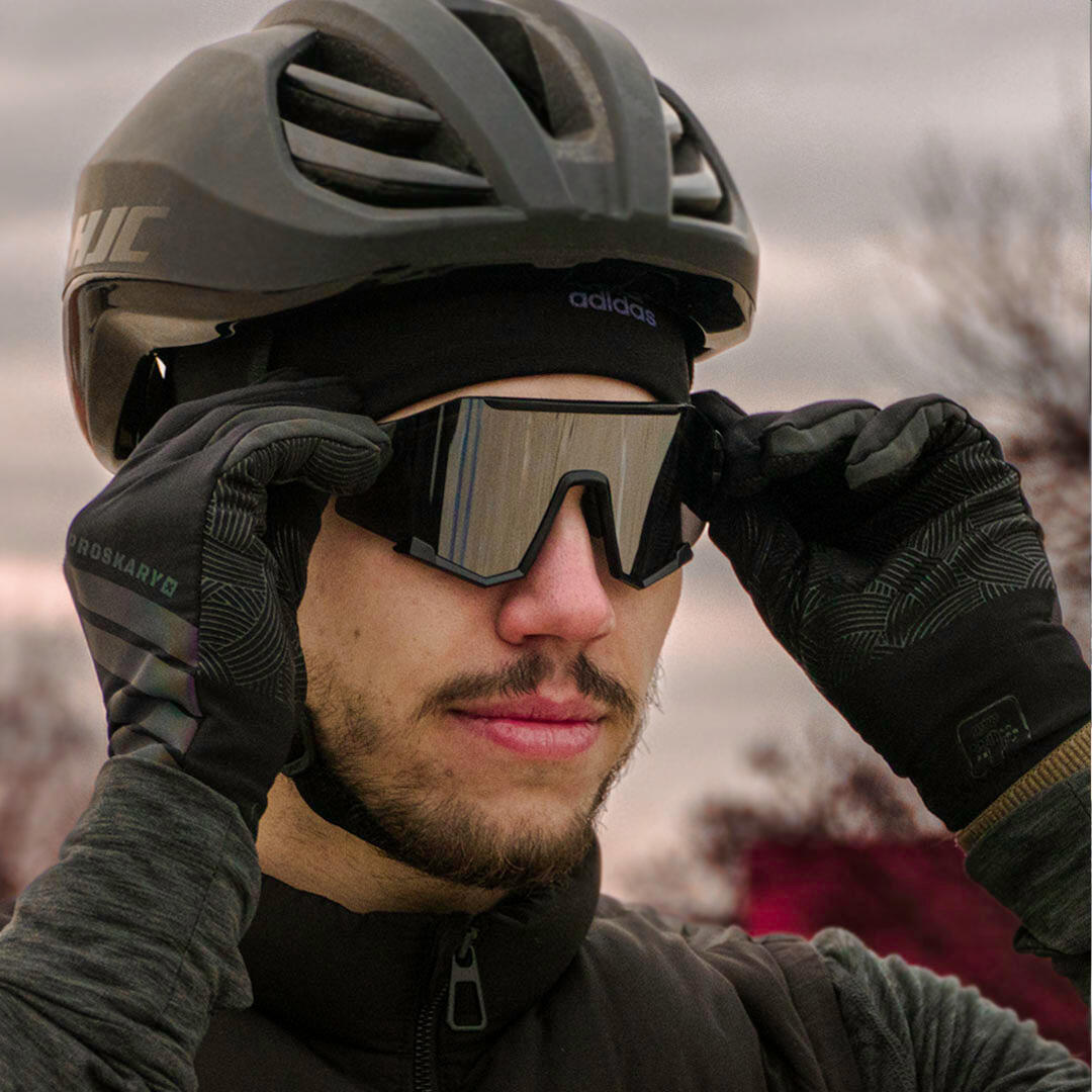 Luvas para corrida Proskary touchscreen esportivas antiderrapantes 6/7