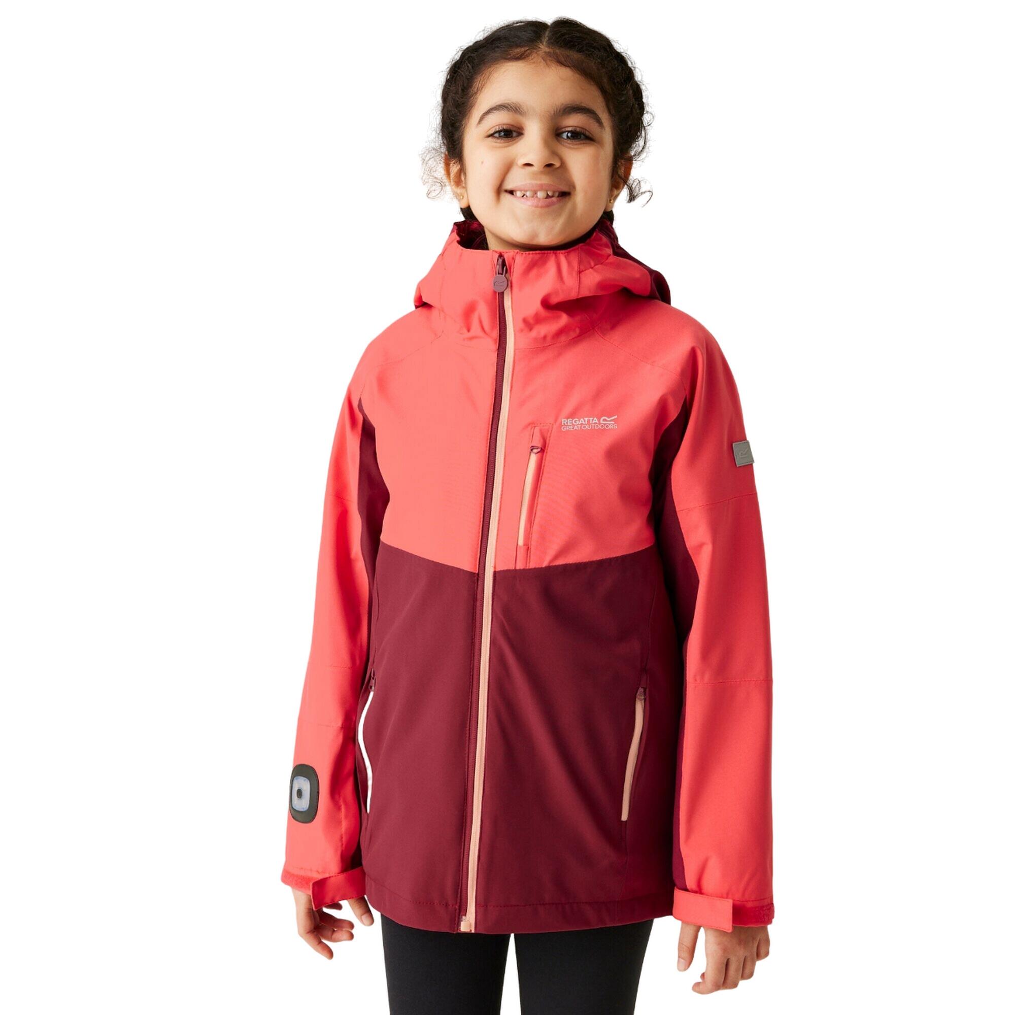 Giacca Impermeabile 3 In 1 Ragazze Regatta Trekktain Rosso Rumba Cielo Rosso 4/5