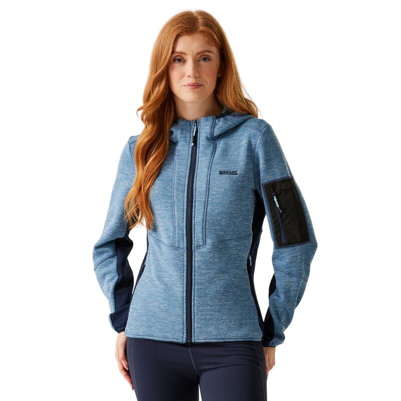 "Kemilia" Fleecejacke für Damen Kronenblau/Marineblau