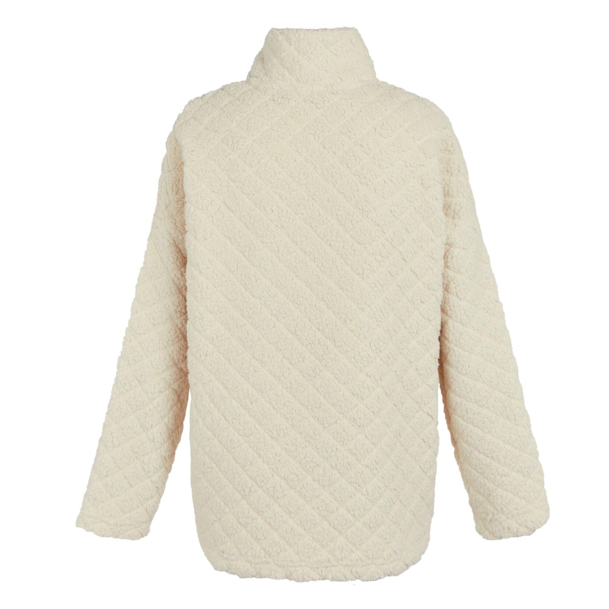 Dames Apphia Full Zip Fleecejack (Lichte vanille) 2/4