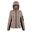 Dames Kemilia Fleecejack (Warm Taupe/Zwart)