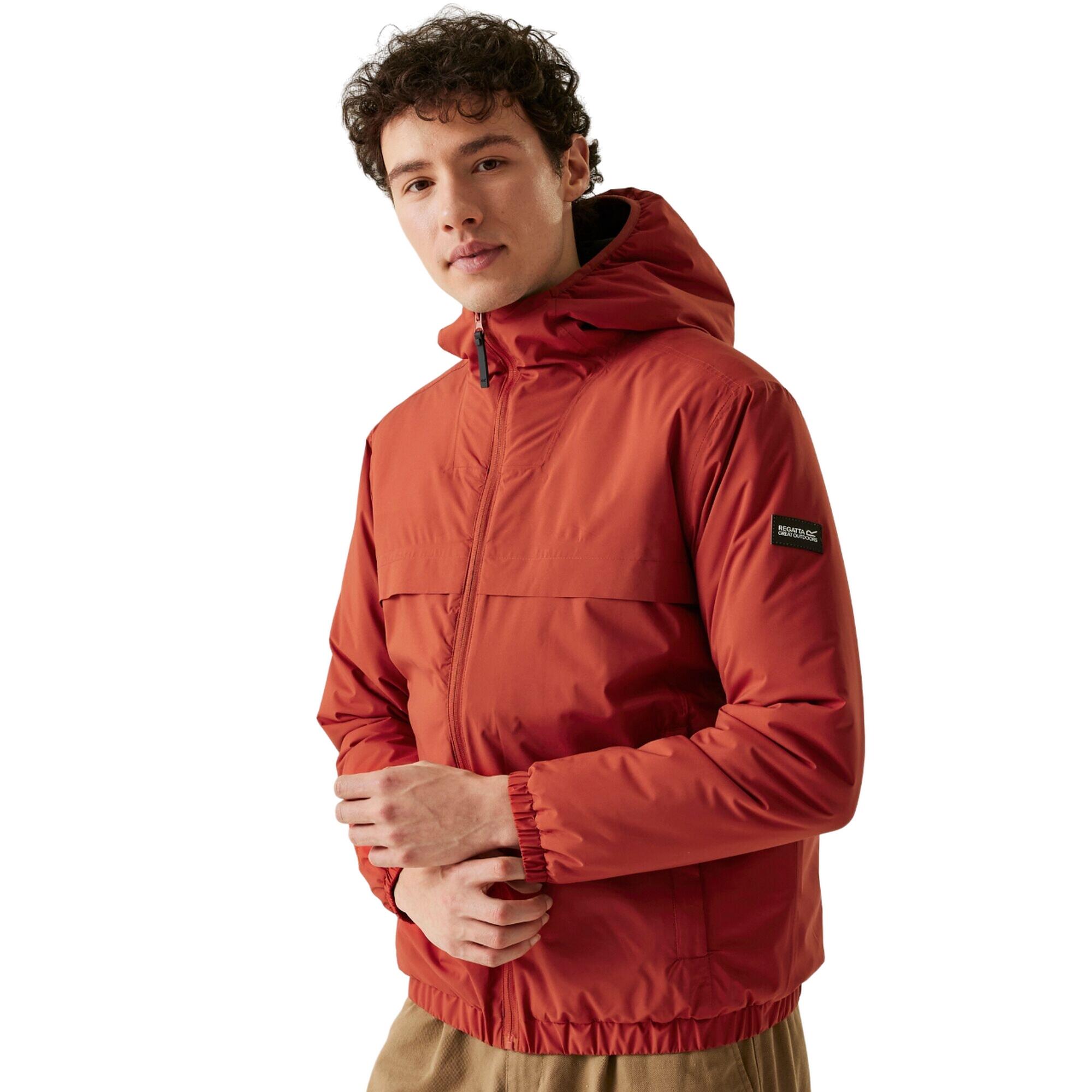 Mens Wiltom Waterproof Jacket (Red Ochre) 4/5