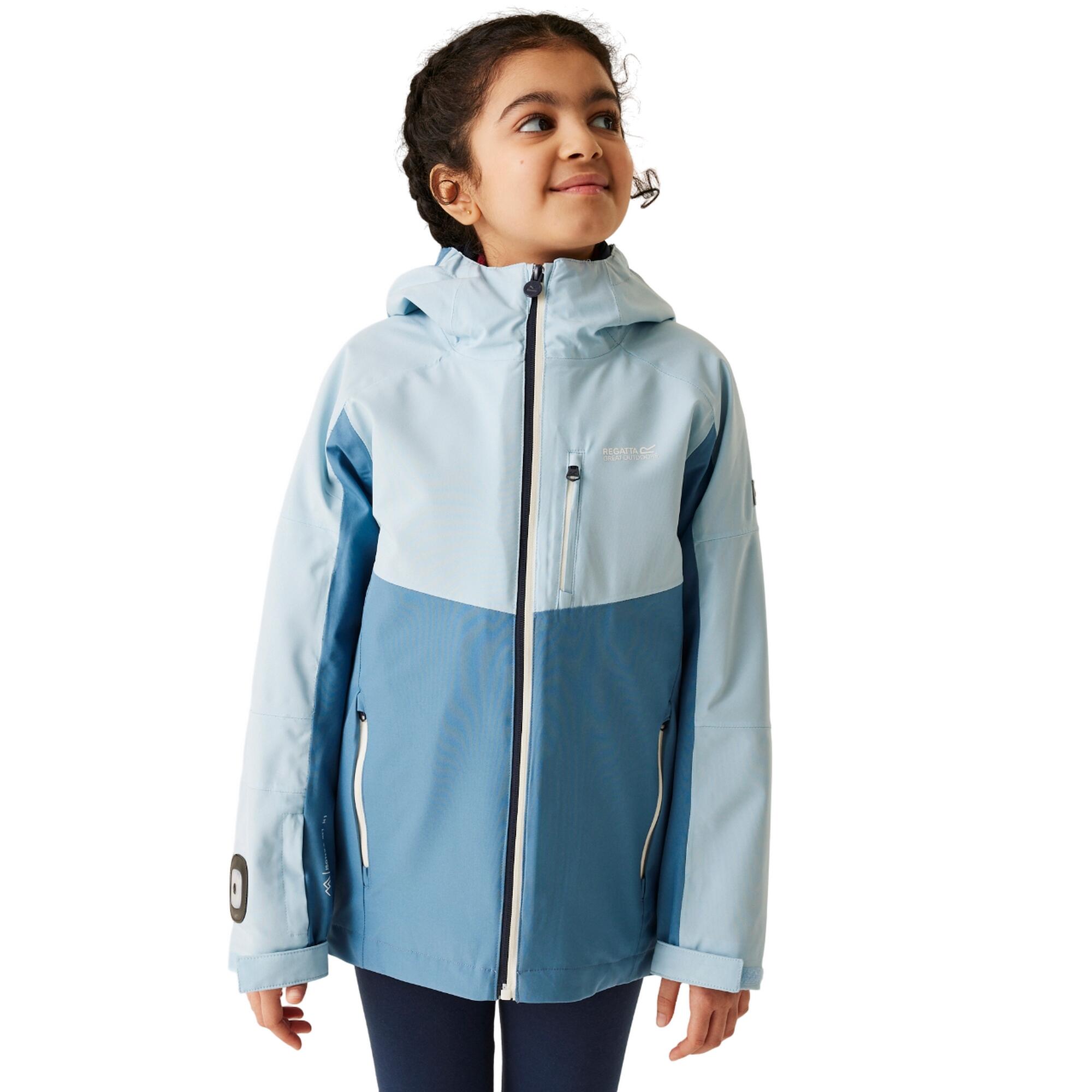 Girls Trekktain 3 in 1 Waterproof Jacket (Coronet Blue/Clear Sky) 4/5
