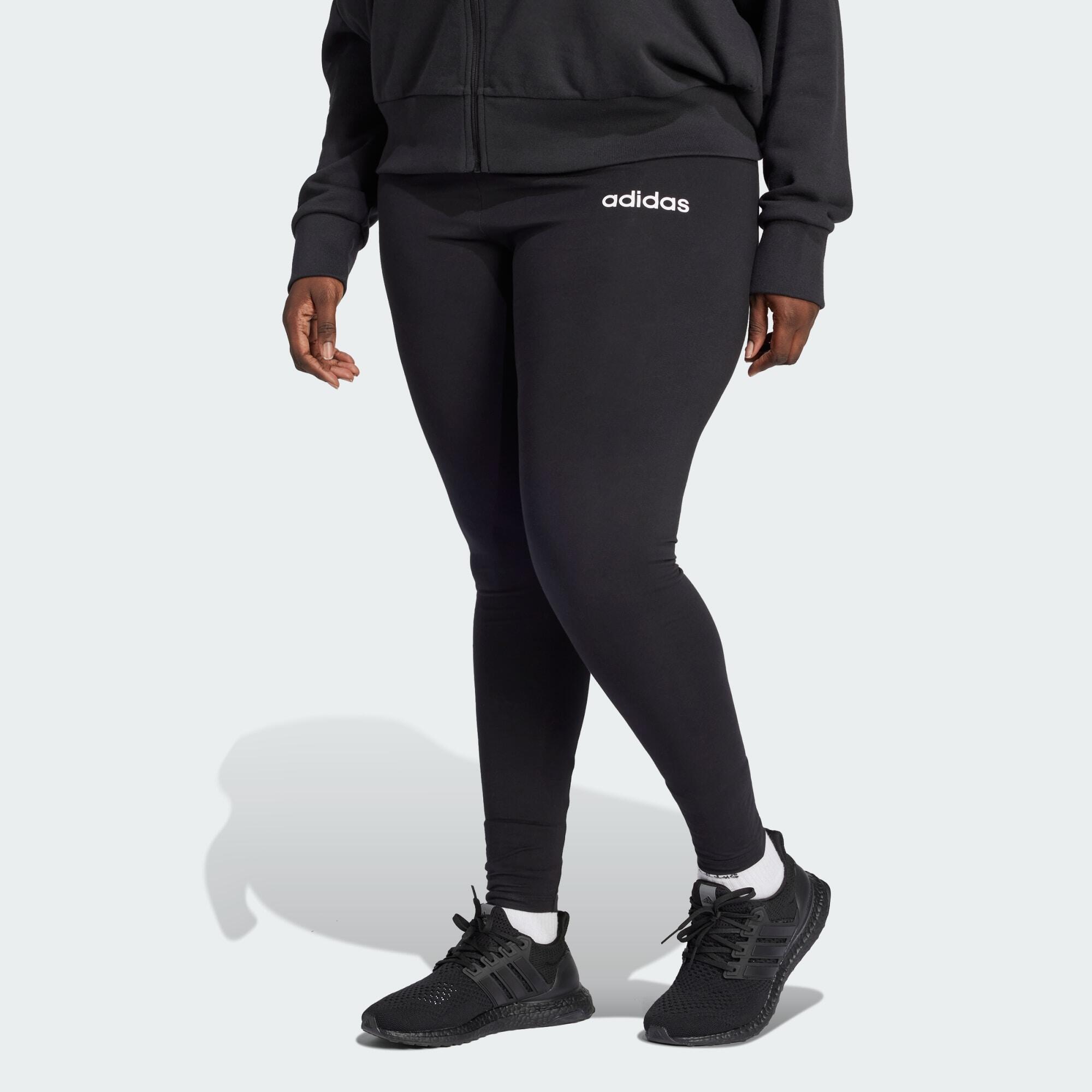 ADIDAS Essentials Linear Katoenen Legging (Grote Maat)