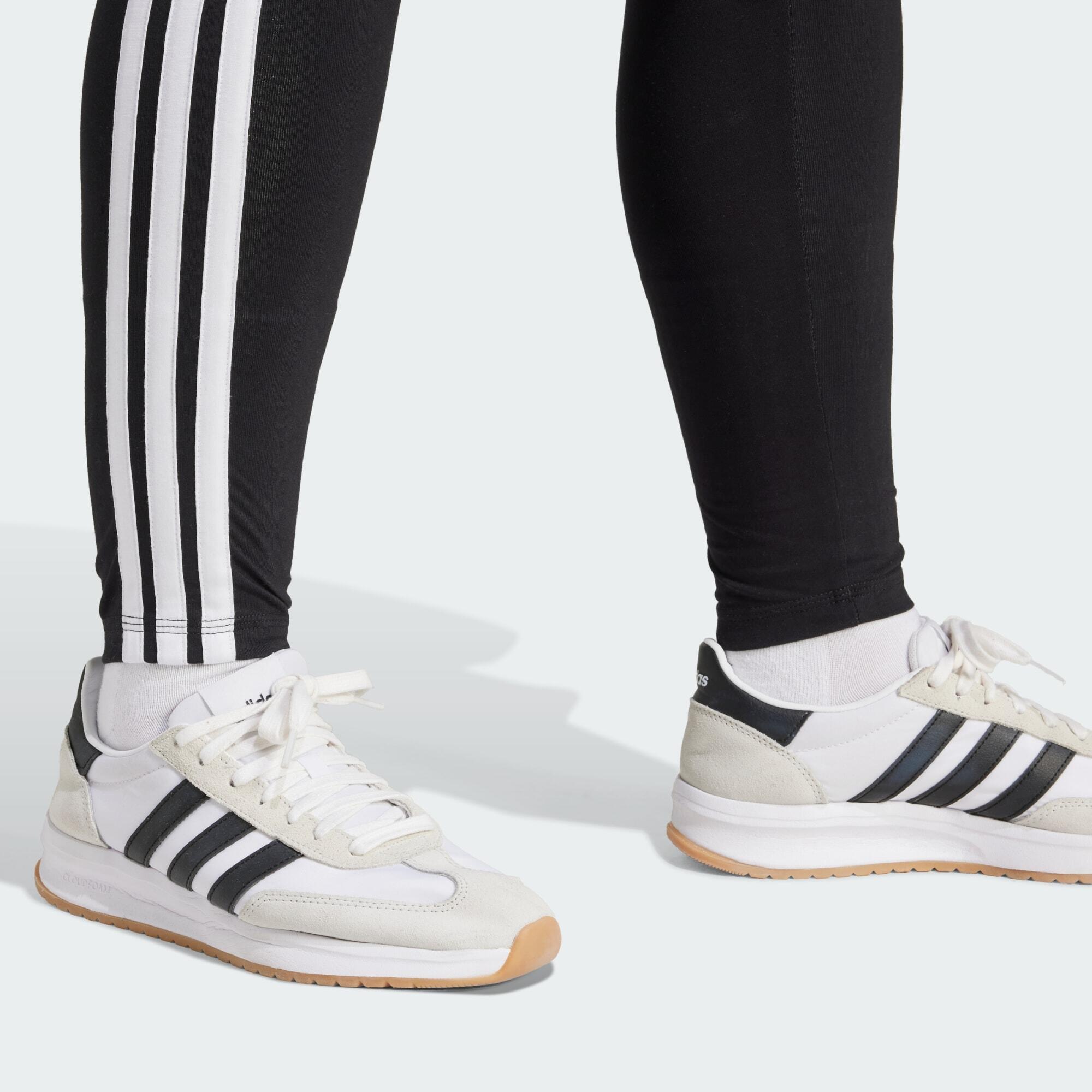 Essentials 3-Stripes Cotton Leggings (Plus Size) 5/5
