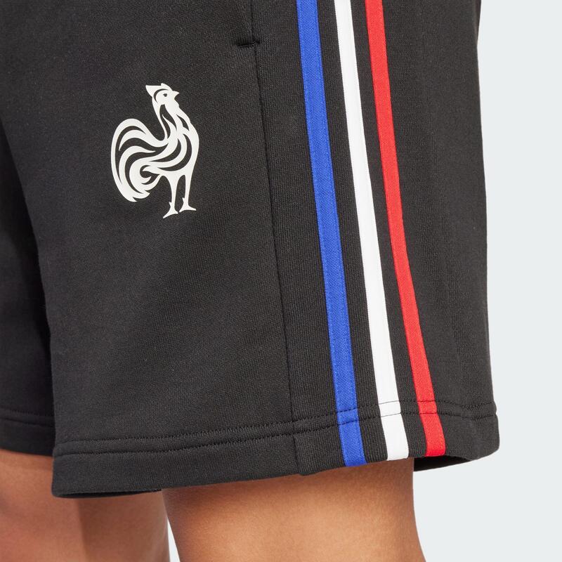 Frankreich Essentials 3-Streifen French Terry Shorts