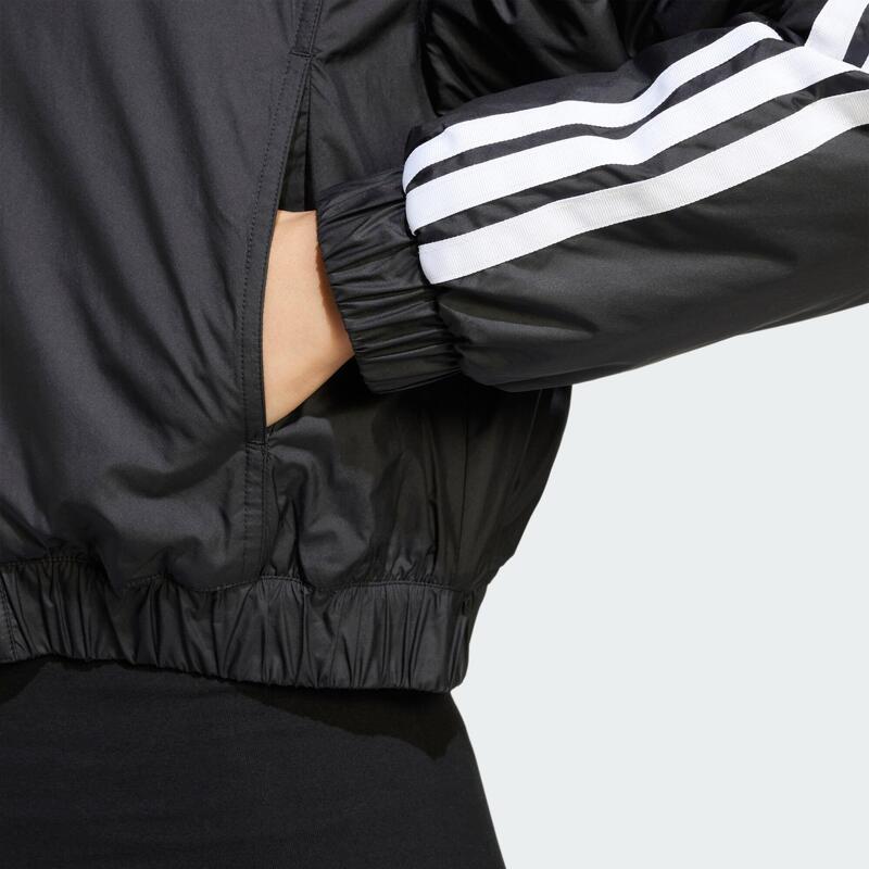 Bunda Essentials 3-Stripes Insulated Crop Bomber