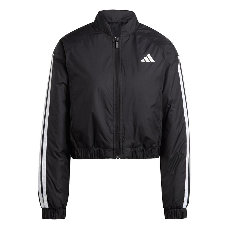 Bunda Essentials 3-Stripes Insulated Crop Bomber