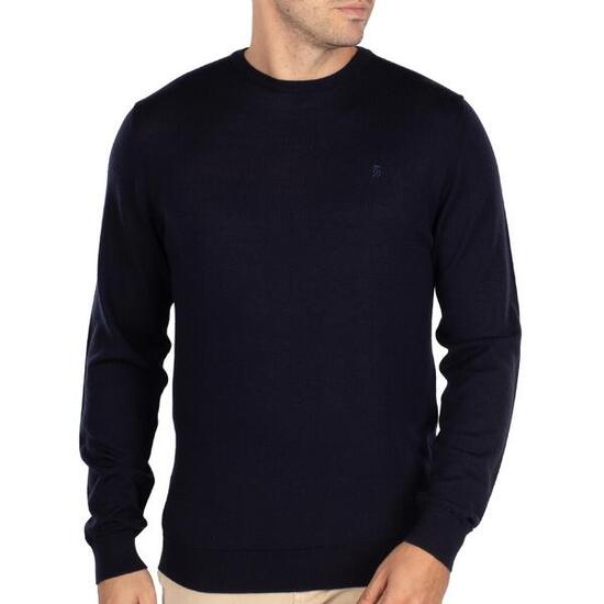 Pull col rond homme