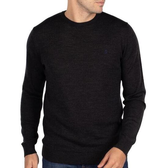 Pull col rond homme