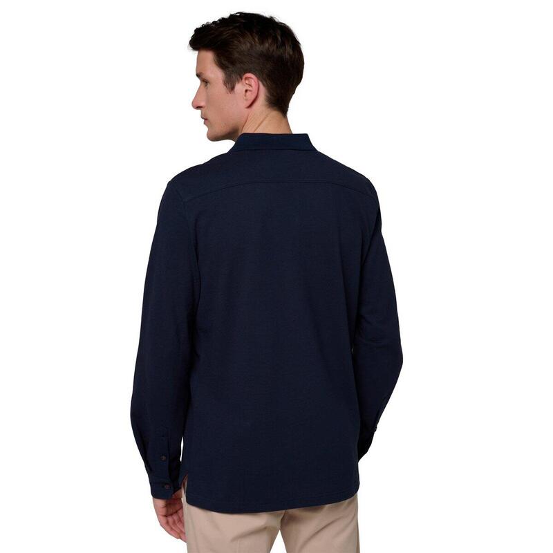 Polo manches longues Homme Roland-Garros - Marine