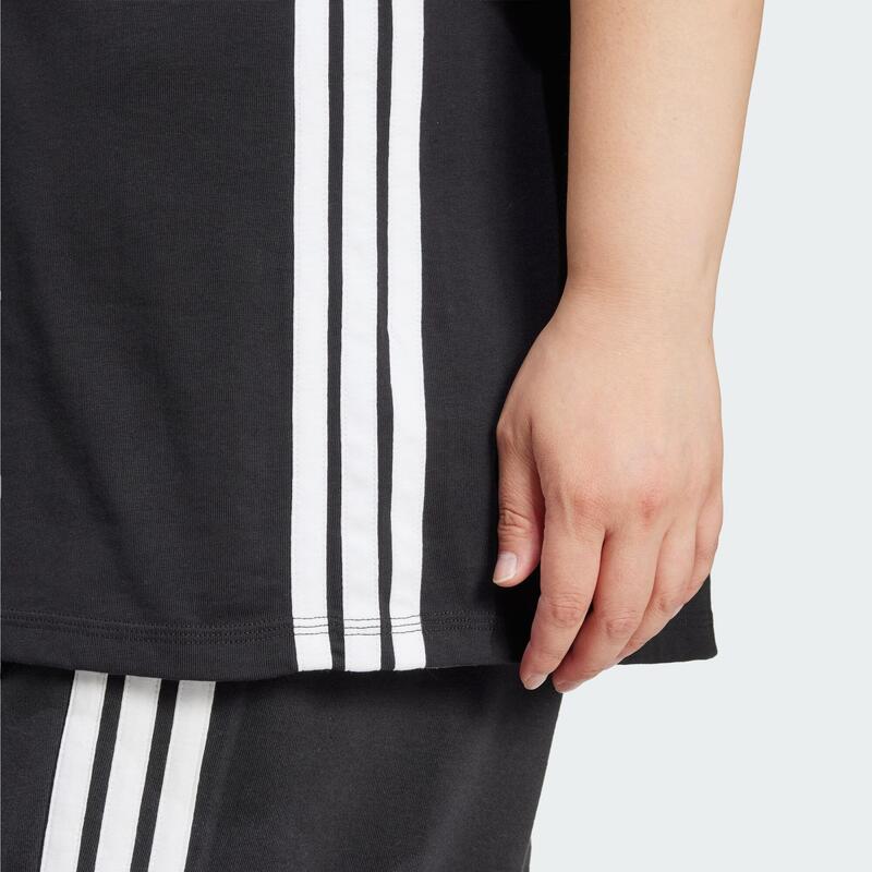 T-shirt 3 bandes coton Essentials (Grandes tailles)