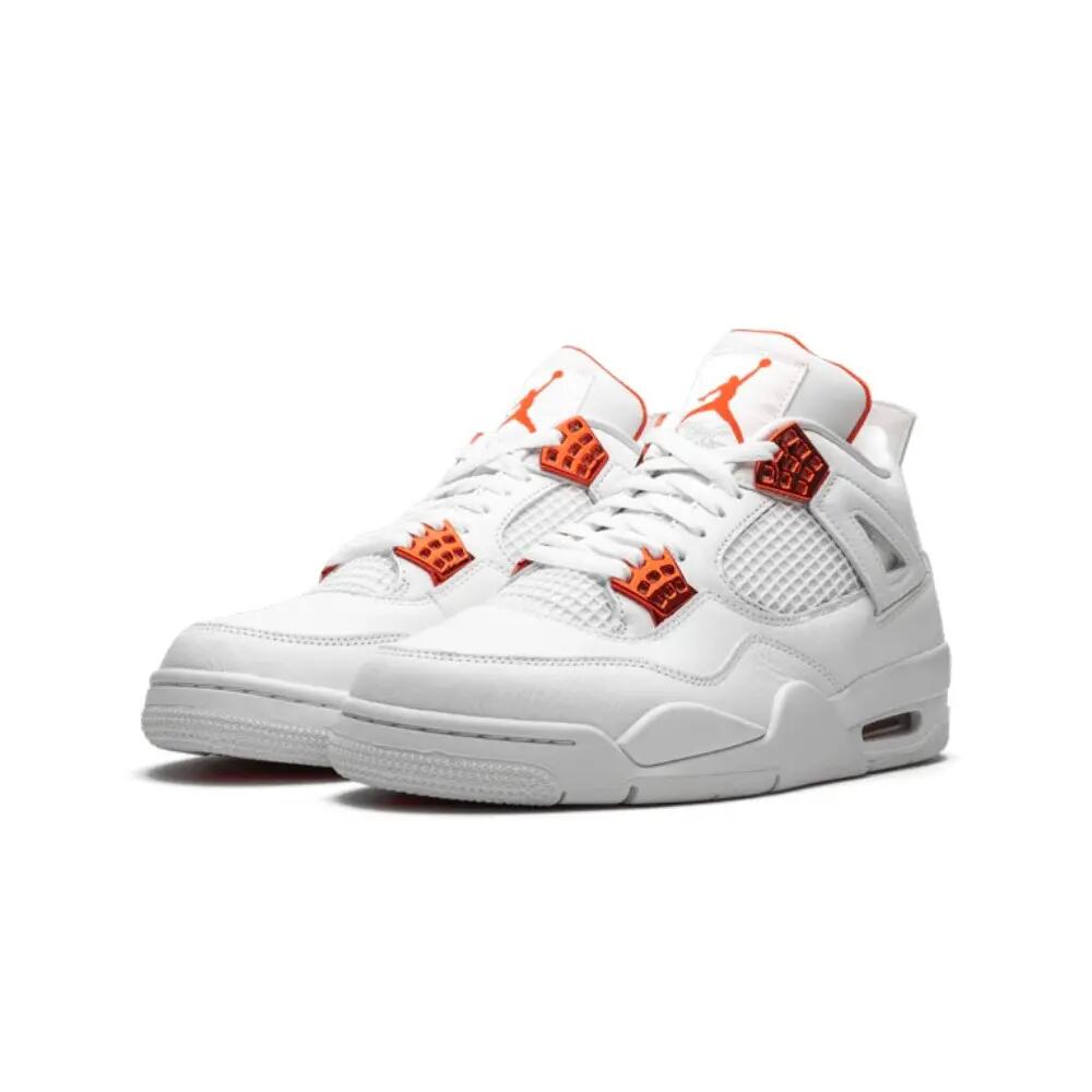 chaussures Air Jordan 4 Retro Metallic Orange 2/6
