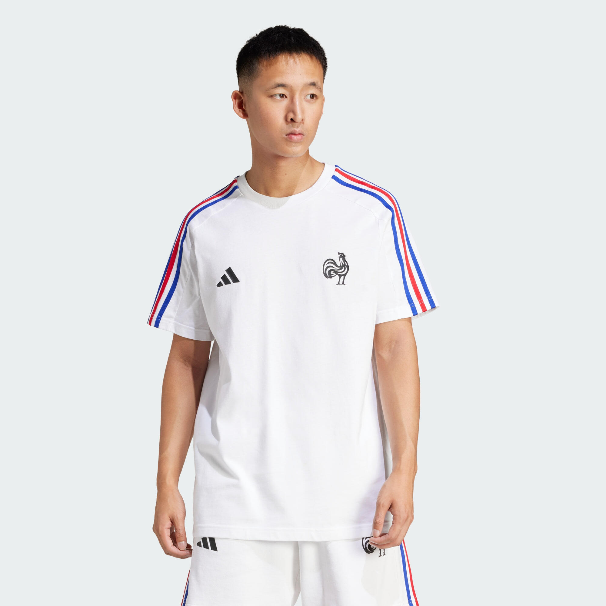 ADIDAS Tričko France Essentials 3-Stripes
