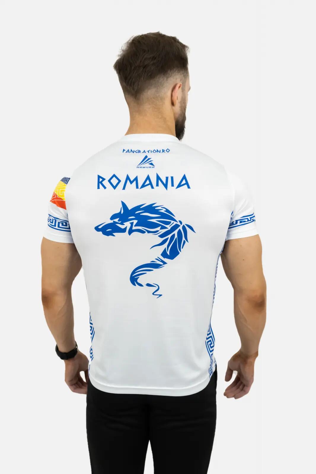 Tricou ARMURA Pangration Alb 4/5