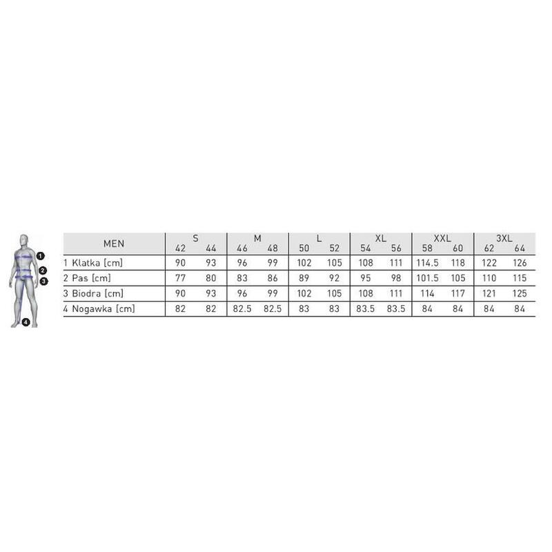 Legginsy męskie Odlo BL BOTTOM long MERINO