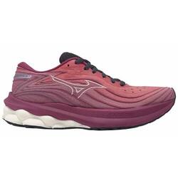 Chaussures de running femme Mizuno Wave Skyrise 5 rouge