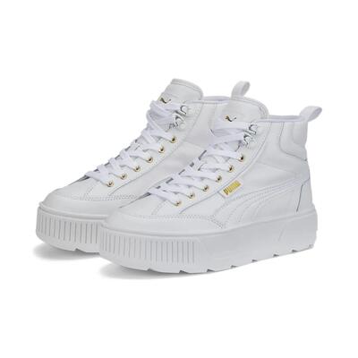 Sportschoenen puma karmen mid, wit, dames