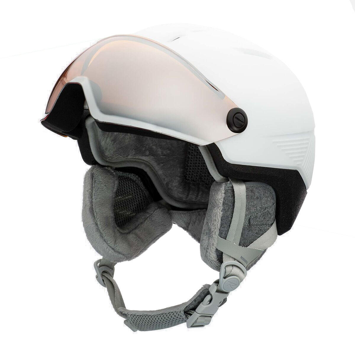 Casco de esquí/snowboard Rossignol Fit Visor Impacts blanco para mujer 6/6