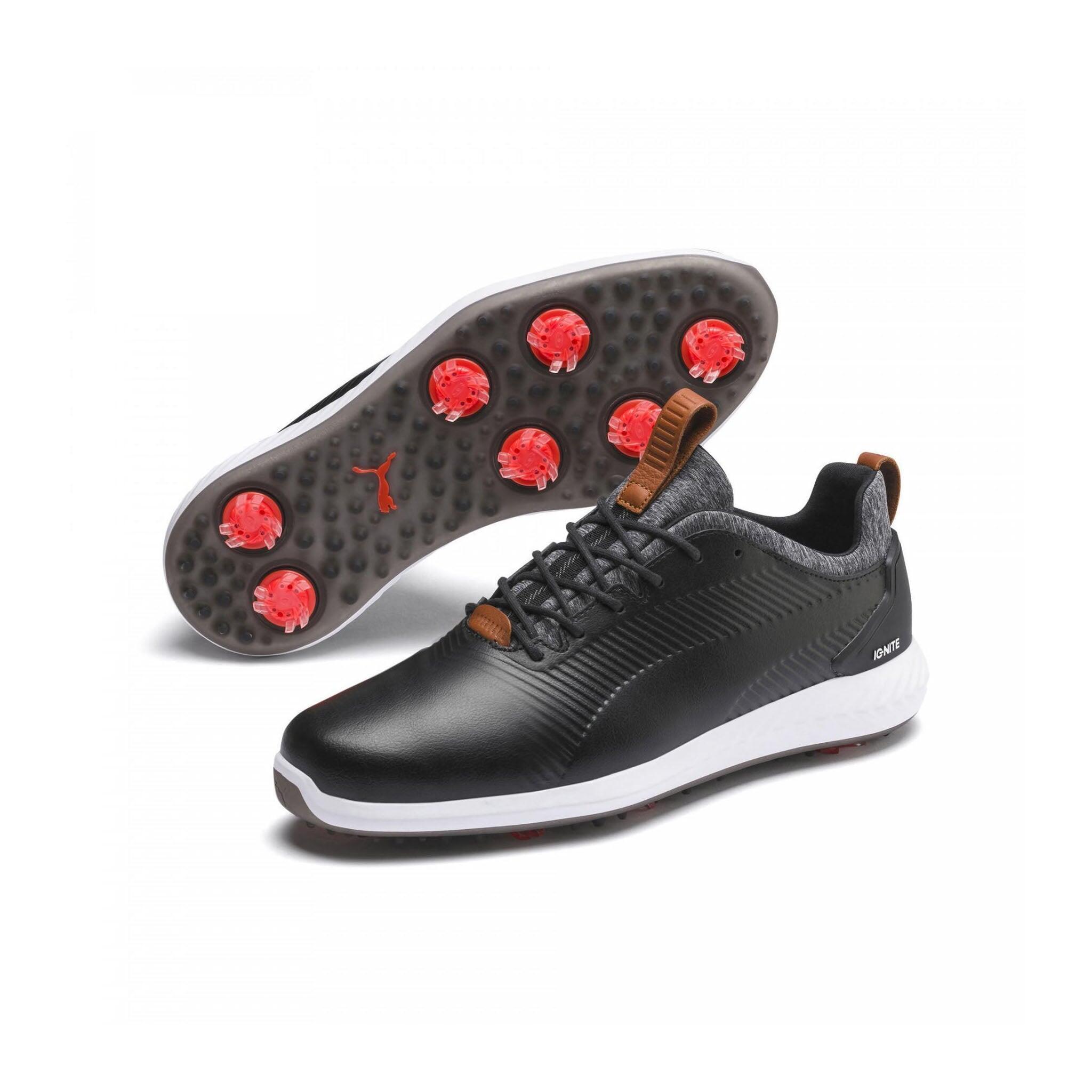Puma Power Adapt 2.0 Mens Black Golf Shoes 3/6